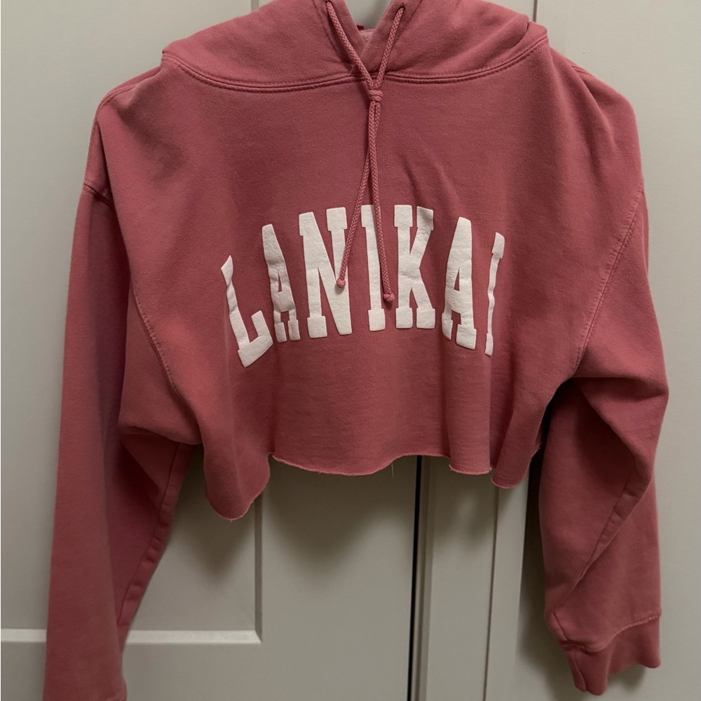 Brandy Melville / John Galt Keely “LANIKAI” Cropped Hoodie – Rare, Hard to Find